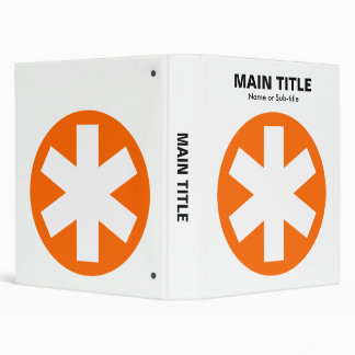 Really Important Asterisk - Orange Binder