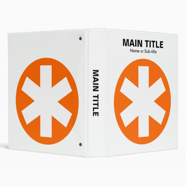 Really Important Asterisk - Orange Binder (Background)