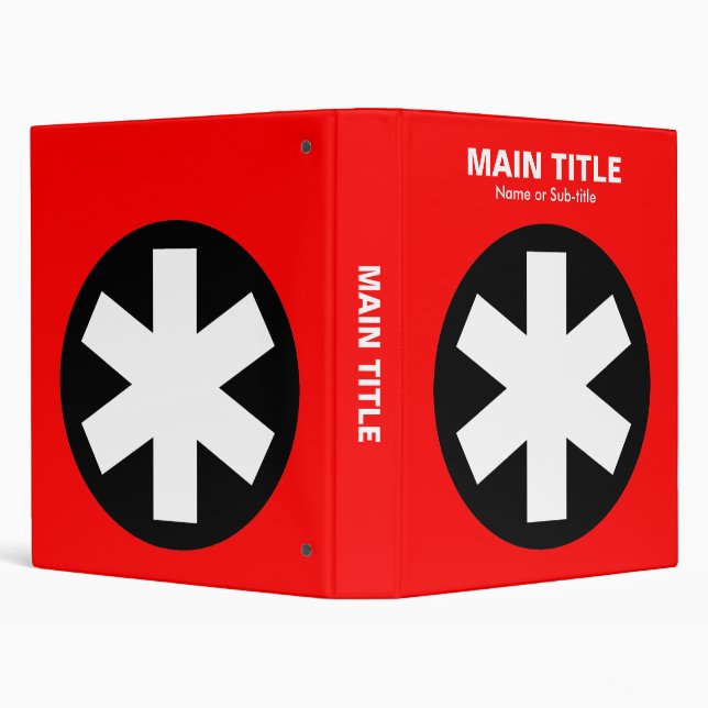 Really Important Asterisk - Red Binder (Background)