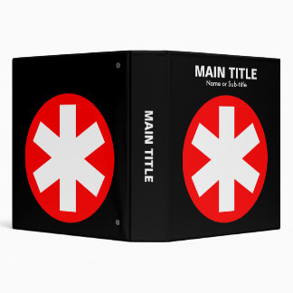 Really Important Asterisk - Red with Black Binder