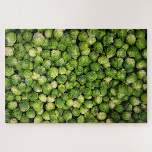 Really impossible brussels sprout jigsaw puzzle (Horizontal)