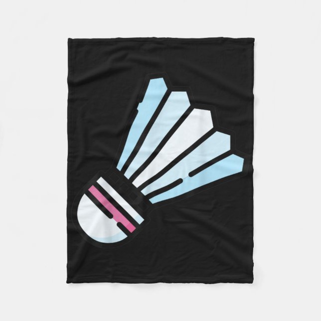 Really Like Badminton Shuttle Birdie 3  Fleece Blanket (Front)