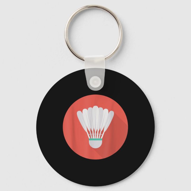 Really Like Badminton Shuttle Birdie 7  Keychain (Front)