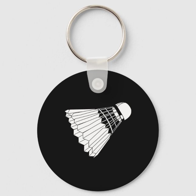 Really Like Badminton Shuttle Birdie  Keychain (Front)