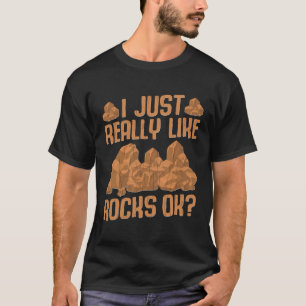 Really Like Rocks  Geology Geologist Collector Gra T-Shirt