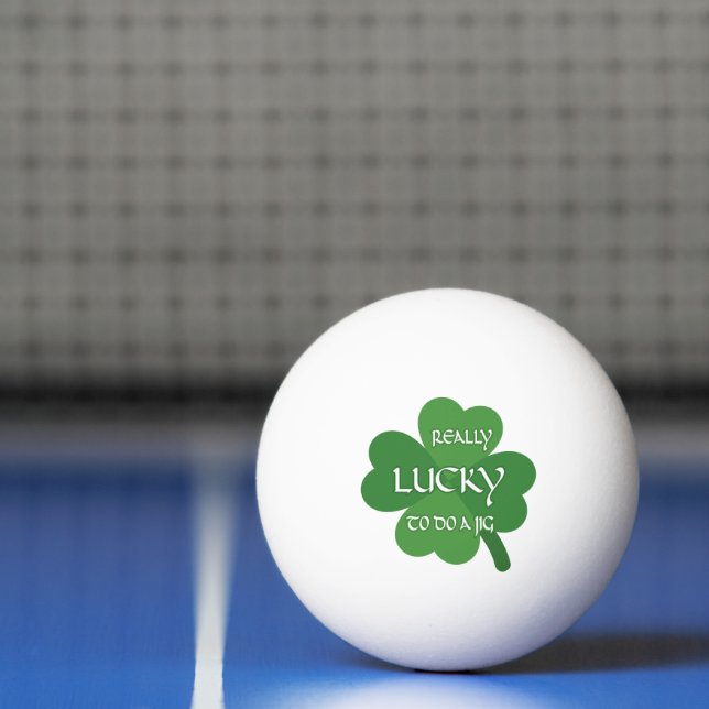 Really Lucky To Do a Jig Ping Pong Ball (Net)