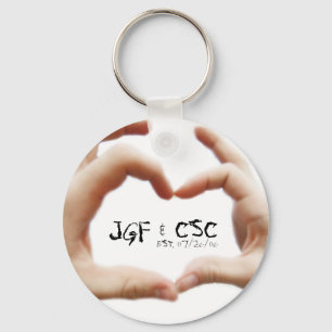 REally Nice Day (Mar) 011b, JGF & CSC , EST. 07... Keychain