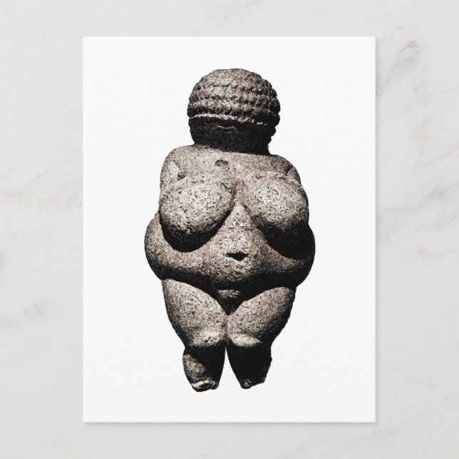 Really Old Women: Venus of Willendorf Postcard (Front)