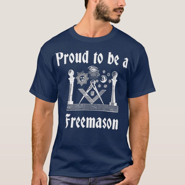 Really proud to be a Freemason T-Shirt (Front)