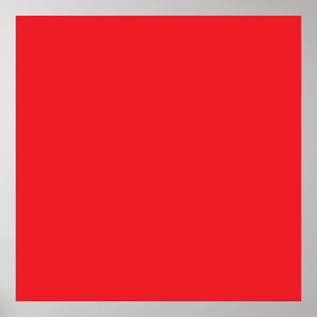Really Red Colour Poster (Front)