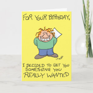 Really Wanted Card
