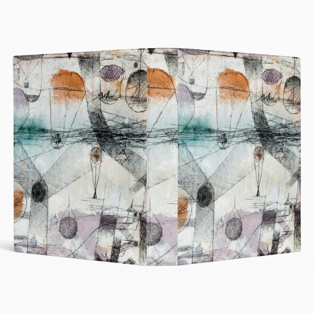 Realm of Air Paul Klee Abstract Expressionist Binder (Background)