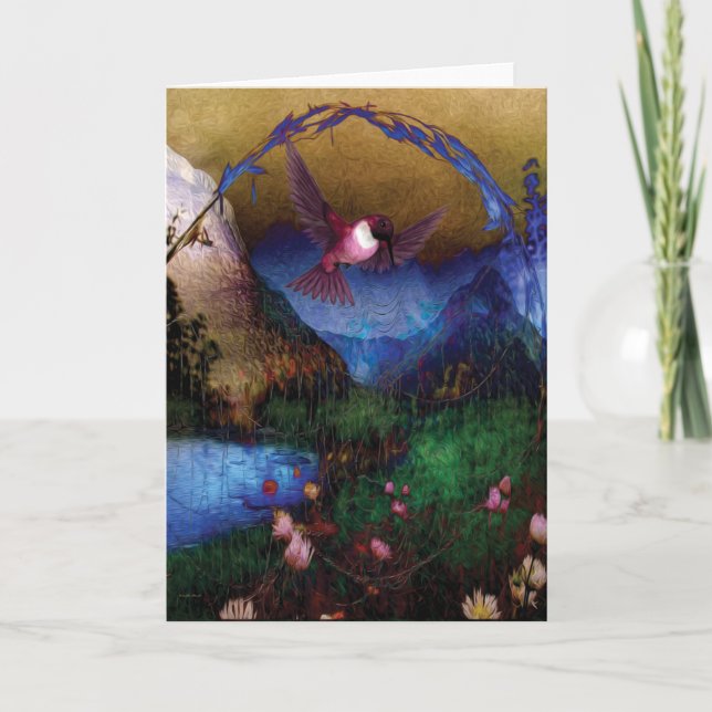 Realm of the Hummingbird Card (Front)