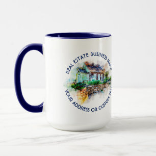 Realtor Agent Real Estate Agency And Business Name Mug