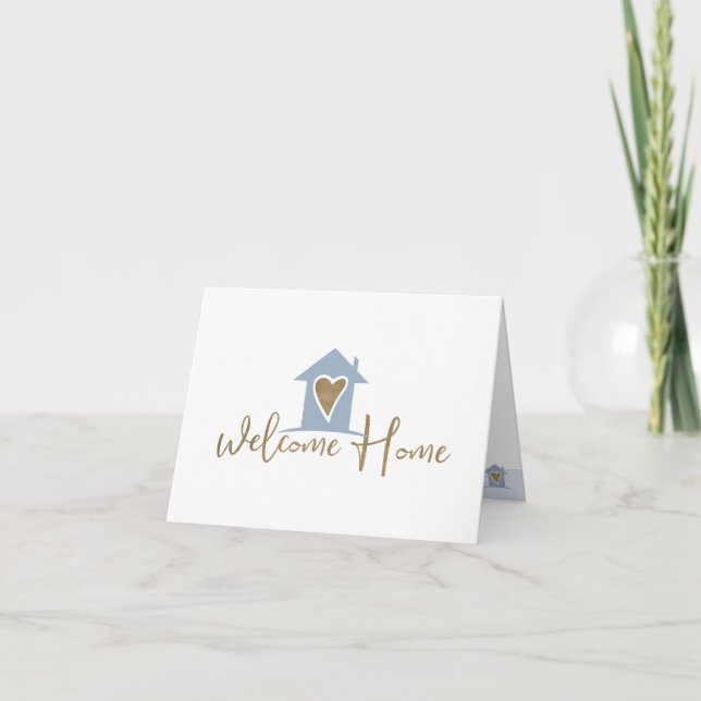 Realtor Agent Welcome Home Thank You Appreciation Card (Front)