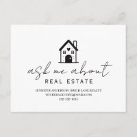 Realtor Ask Me About Real Estate Promotional