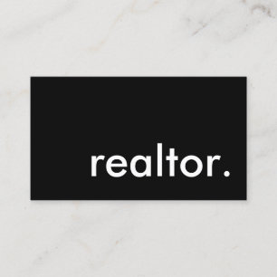 realtor. business card