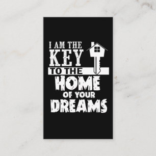 Realtor Design Key To The Home Of Your Dream Business Card