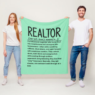 Realtor Fleece Blanket