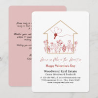Realtor Happy Valentine's Day | Home is the Heart