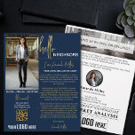 Realtor Introduction Real Estate Farming Letter Flyer<br><div class="desc">The Realtor Introduction Real Estate Farming Letter Flyer in a distinguished navy blue and gold colour scheme, meticulously designed to command attention and convey professionalism. This flyer is crafted to introduce you effectively to your community, combining the warmth of a personalized "Hello Neighbour" letter with the elegance needed for impactful...</div>