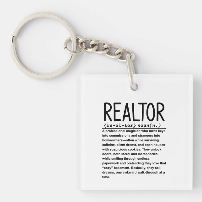 Realtor Keychain (Front)