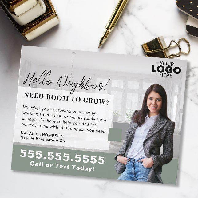 Realtor Marketing Logo Real Estate Farming Mailer Postcard (Creator Uploaded)