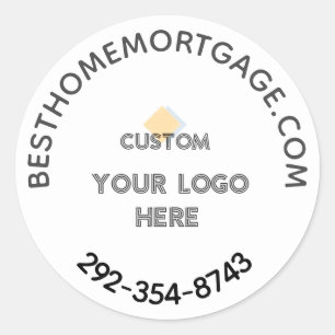 Realtor Mortgage Company  Classic Round Sticker