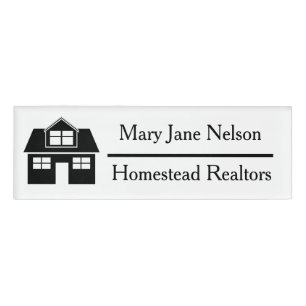 Realtor Name Tag