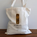 Realtor New Home Congratulations Housewarming Tote Bag<br><div class="desc">This adorable housewarming tote bag features an original watercolor of a doorplate. Customize all wording to suit your occasion,  and add your logo and contact information.</div>