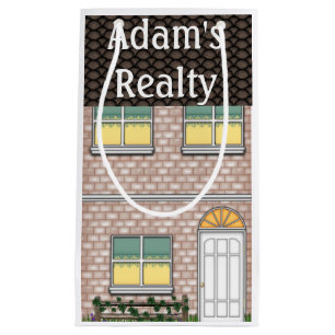 Realtor Open House Home Shape Goodie Bag