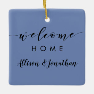 Realtor Ornament, Client Thank You Gift Tag Ceramic Ornament