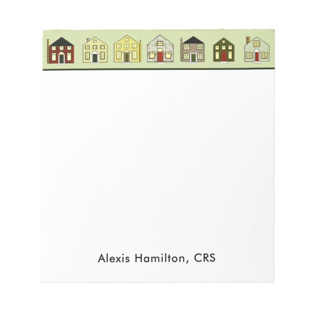 Realtor personalized gift notepad (Front)