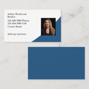 Realtor Photo Template Business Card New Design