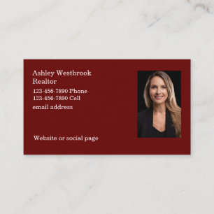 Realtor Photo Template Business Card New Design