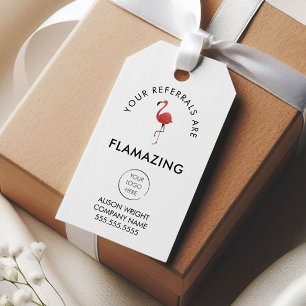 Realtor Pop By Your Referrals Are Flamazing Summer Gift Tags