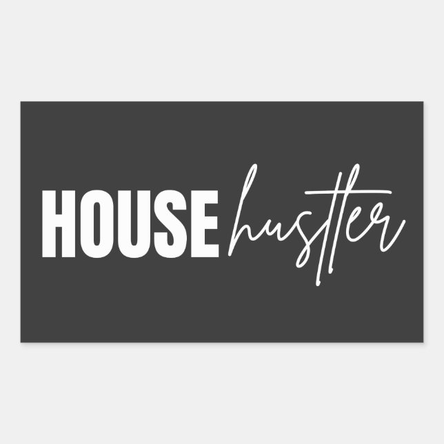 Realtor Professional House Hustler Sticker (Front)