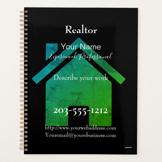 Realtor Promotional Daily Planner - HAMbyWG (Front)