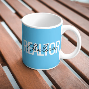 Realtor Real Estate Agent Personalized Name Coffee Mug