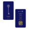 Realtor Real Estate Royal Blue Gold Key Luxury 