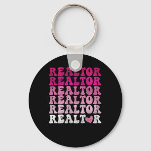 Realtor Realtor Heart Keychain
