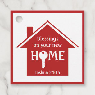 Realtor to Client New Home Personalized Favour Tags
