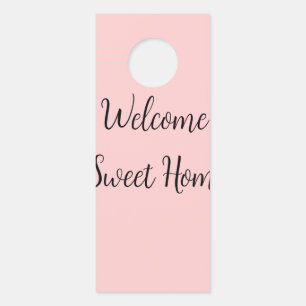 Realtor welcome home housewarming add your name te door hanger
