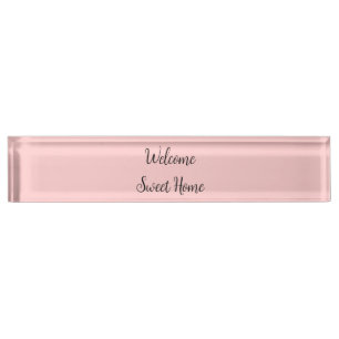 Realtor welcome home housewarming add your name te nameplate