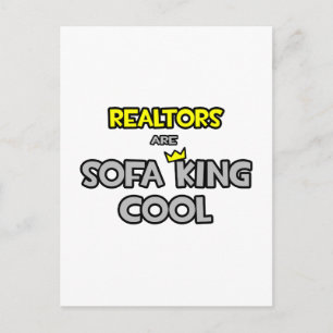 Realtors Are Sofa King Cool Postcard
