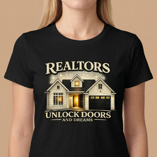 Realtors Unlock Doors And Dreams T-Shirt