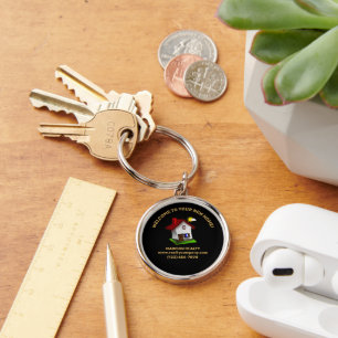 Realty Agent/Broker Keepsake Keychain