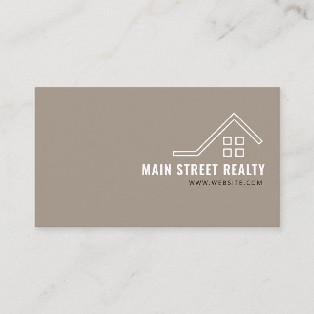 Realty Real Estate Company business card (Front)