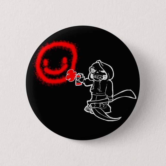 reaper2 2 inch round button (Front)