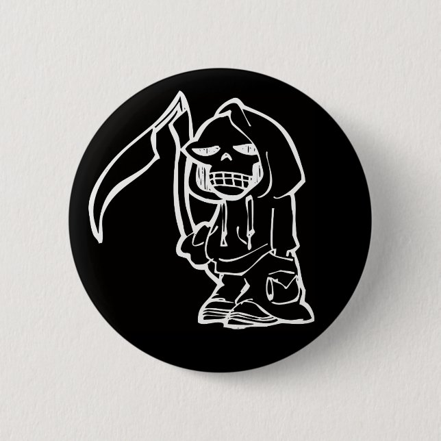 reaper 2 inch round button (Front)